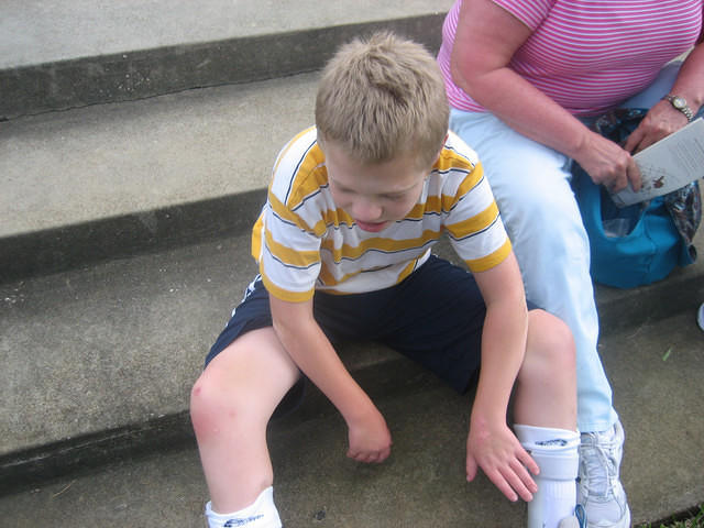 Samuel at the stops of the Water Dome at Florida Southern College, home of the most Frank Lloyd Wright structures in the world.