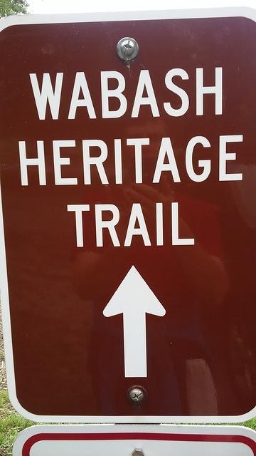 Start of the Wabash Heritage Trail at Fort Ouiatenon.