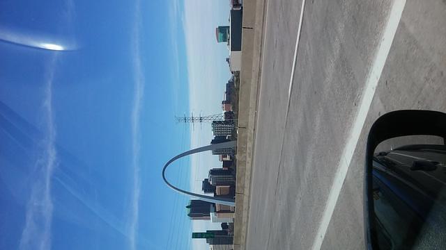 Our first view of St. Louis!