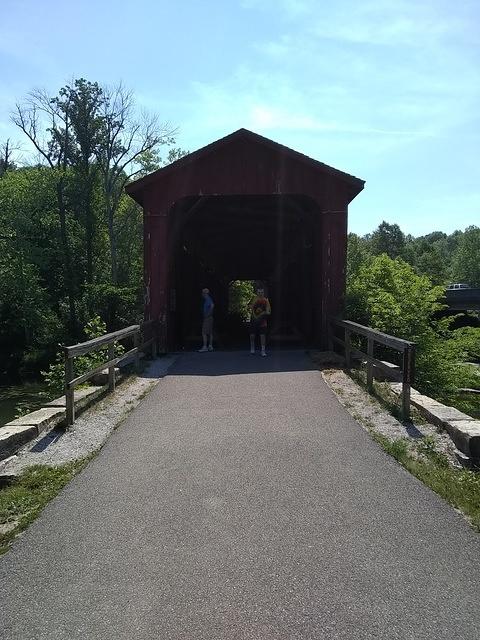 Covered Bridge at the Upper Falls.