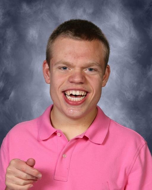 Samuel's 10th grade school picture.