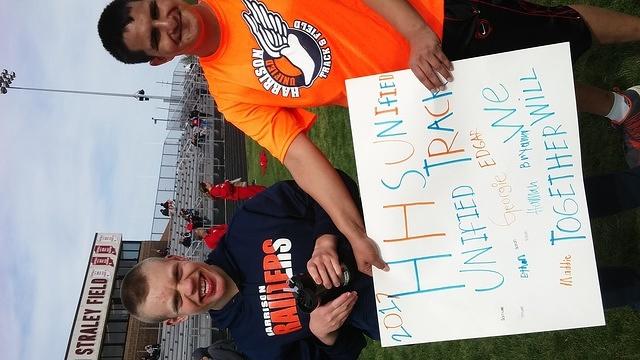 Samuel at Edgar at the first meet!