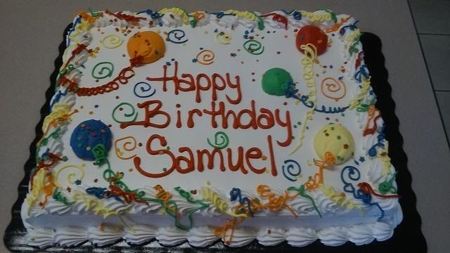 His Birthday Cake!