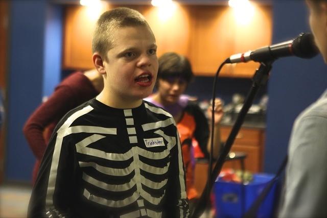 Watching the live band at Capernaum (youth ministry for special needs).