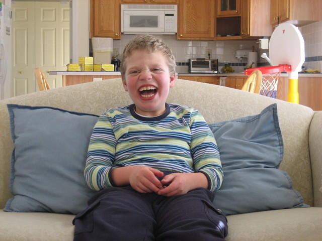 Samuel is 9 years old today!!