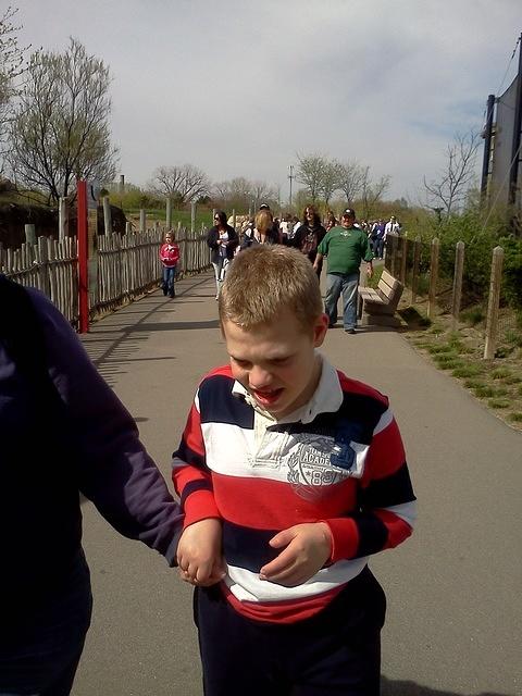 At the Indianapolis Zoo. Still not a fan.