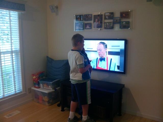 Samuel loves watching America's Test Kitchen!