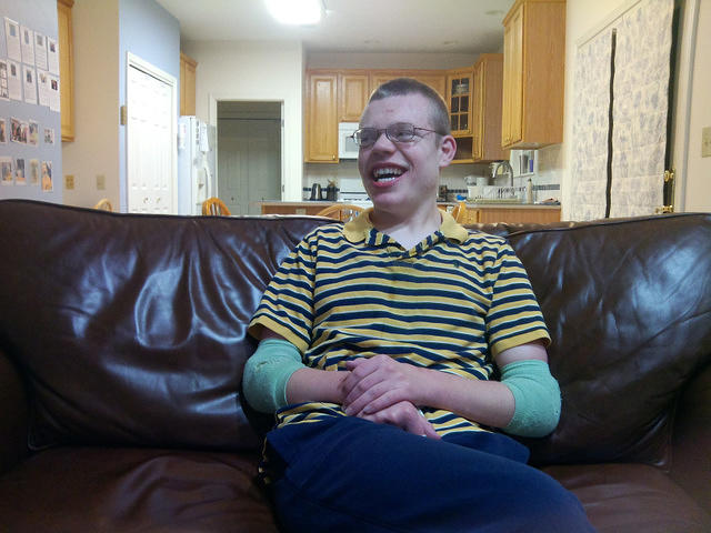 Samuel is 17 years old! 