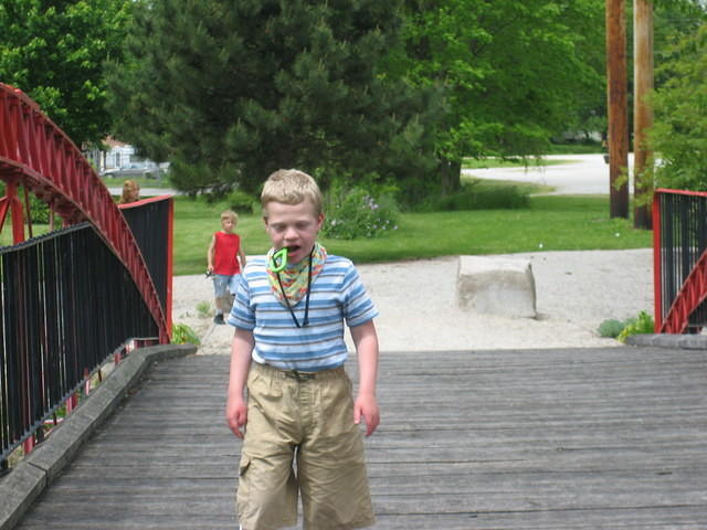 Samuel likes bridges!