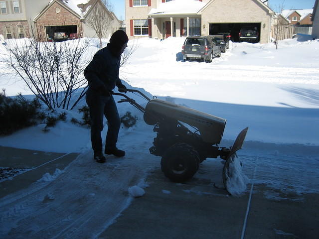 The Gravely makes the work go faster!