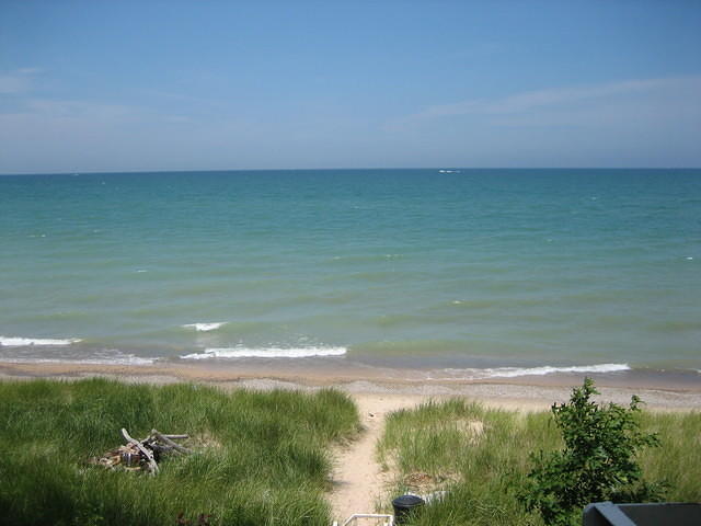 More waves and less beach this year.