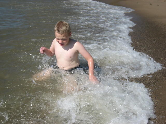 You know this means a swimsuit full of sand. Yuck!