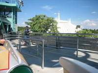 That's Samuel's elbow on the Astro Orbitor.  My aim was off!