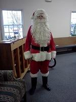 Dan as Santa for Jubilee Christmas.