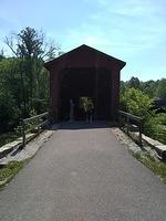Covered Bridge at the Upper Falls.