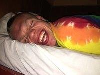 See Mom! I had no trouble sleeping!