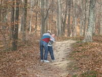 One of the many hug-stops.