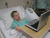 Watching Wiggles definitely helps recovery!