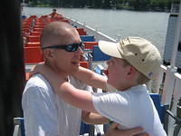 He was very "huggy" today.