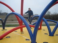 Dan is not supposed to be walking on these.