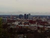 View of Birmingham from the Vulcan Park.