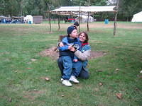 Samuel taking a break.