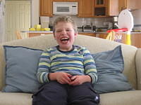 Samuel is 9 years old today!!