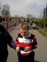 At the Indianapolis Zoo. Still not a fan.