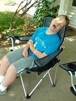 Whew! After a long day of gardening, I'm beat!