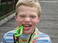 Samuel loves the Iron Bridge.