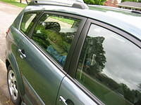 Samuel taking his pre-Derby nap Saturday morning.