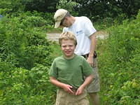 Just getting started so Samuel is in a good mood.