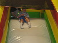 We made him go down 1 slide.