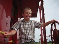 He seems to like it!