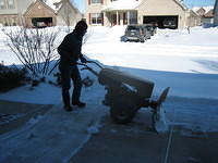 The Gravely makes the work go faster!