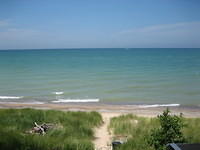 More waves and less beach this year.