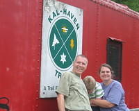 After the trip, back at the trail head.