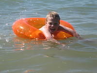 Samuel loved this floatie ring!